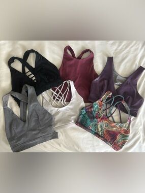Born Primitive Sports Bra (Lot) XS/S (purple and black are smalls)